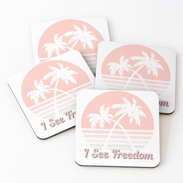 Item preview, Copy of Vintage Tropical Sunset, I See Freedom, Ready To Explore, Seize The Summer designed and sold by Sun Sand & Sea Art.