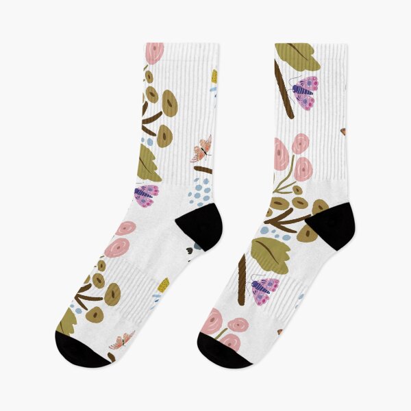 Artikelvorschau, Blumen und Schmetterlinge entworfen und verkauft von InstaCreatives.