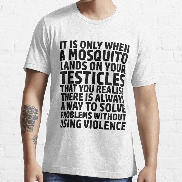 t shirt with testicles
