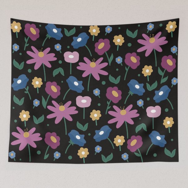 Item preview, Dramatic Modern Flowers designed and sold by HayleyHalo.
