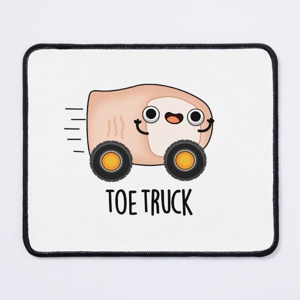 Item preview, Toe Truck Funny Anatomy Puns  designed and sold by punnybone.