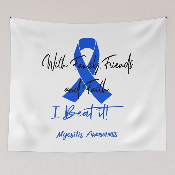 Item preview, Myositis Warrior - With Family, Friends, and Faith - I BEAT IT! designed and sold by Robbsyn.
