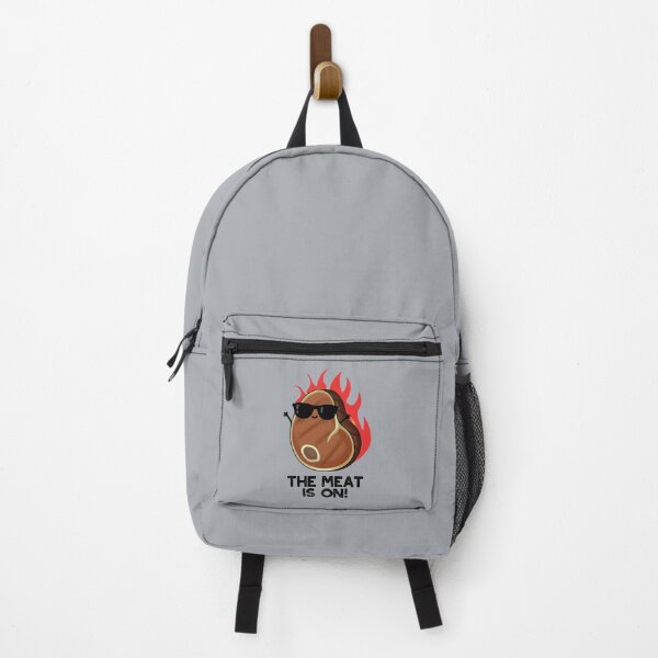 Item preview, The Meat Is On Funny Steak Puns designed and sold by punnybone.