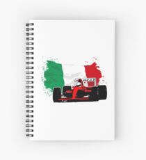 Formula 1 Racing Spiral Notebook