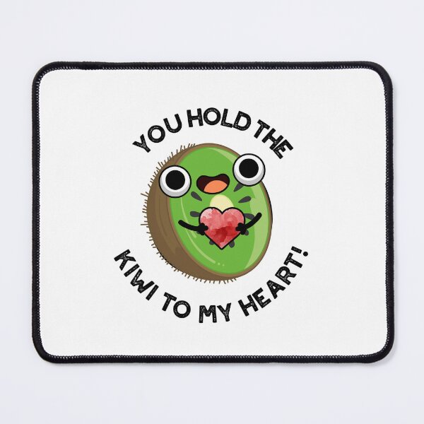 Item preview, You Hold The Kiwi To My Heart Funny Fruit Puns designed and sold by punnybone.
