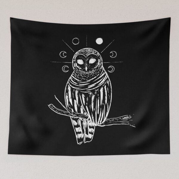 Item preview, Witchy owl designed and sold by ruhefuchs.