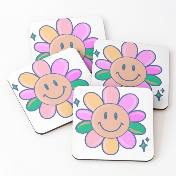 Item preview, Groovy Flower Smiley Face designed and sold by Wicked Creationz.