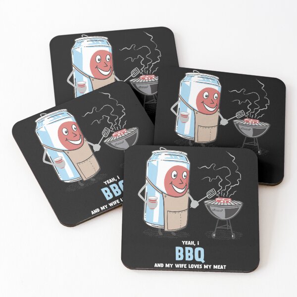 Item preview, Yeah, I BBQ And My Wife Loves My Meat Funny Grilling BBQ designed and sold by alanxgoldberger.
