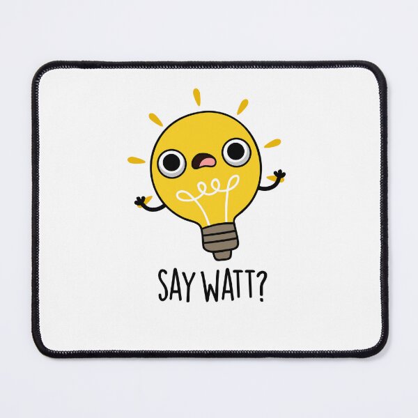 Item preview, Say Watt Funny Bulb Puns  designed and sold by punnybone.