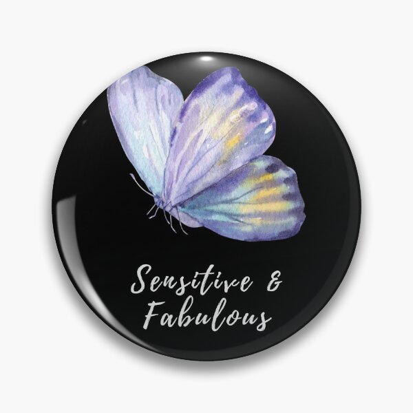 Item preview, Sensitive and Fabulous Blue Butterfly designed and sold by HSPgiftshop.
