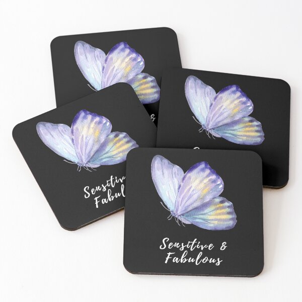 Item preview, Sensitive and Fabulous Blue Butterfly designed and sold by HSPgiftshop.