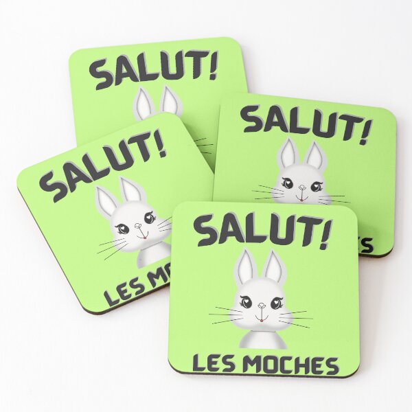 Item preview, Lime Green Salut Les Moches - Hi Ugly Ones designed and sold by FlippinTurtles.