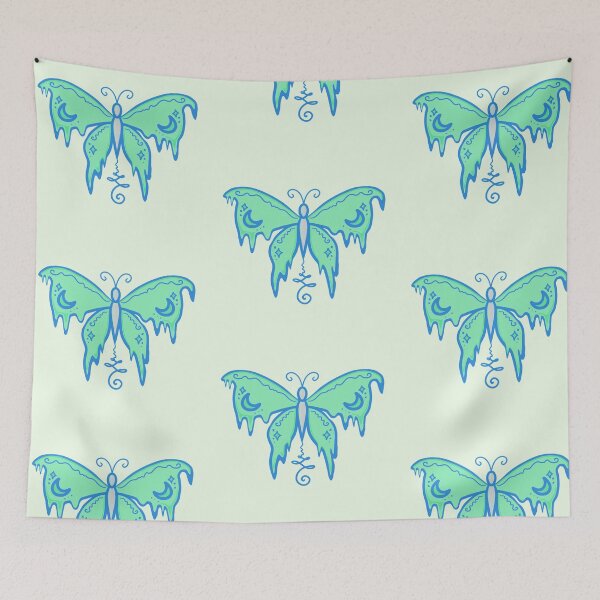 Item preview, Melting Butterfly Unalome designed and sold by Wicked Creationz.
