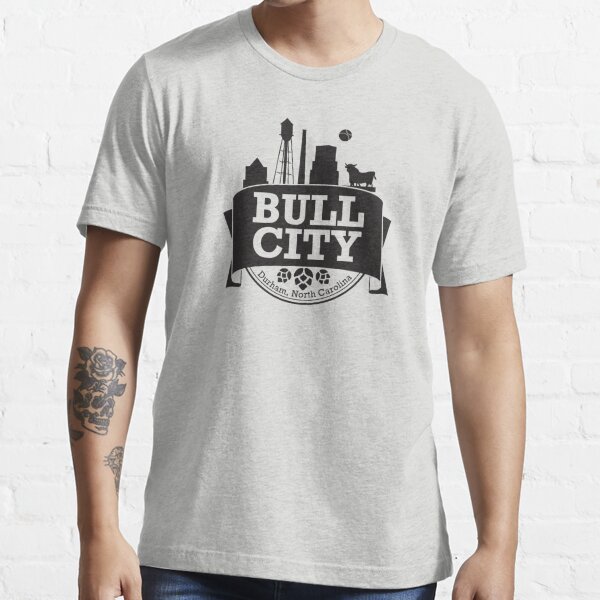 BULL CITY North Carolina Cotton Jersey T-Shirt Mens M Short Sleeve Graphic  Black 