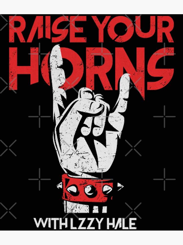 "RAISE YOUR HORNS" Sticker for Sale by BobPaquette Redbubble