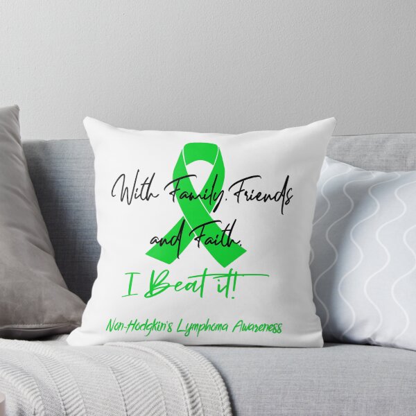 Item preview, Non-Hodgkin's Lymphoma Warrior - With Family, Friends, and Faith - I BEAT IT! designed and sold by Robbsyn.