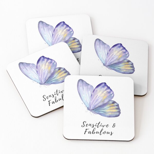 Item preview, Sensitive and Fabulous Blue Butterfly designed and sold by HSPgiftshop.