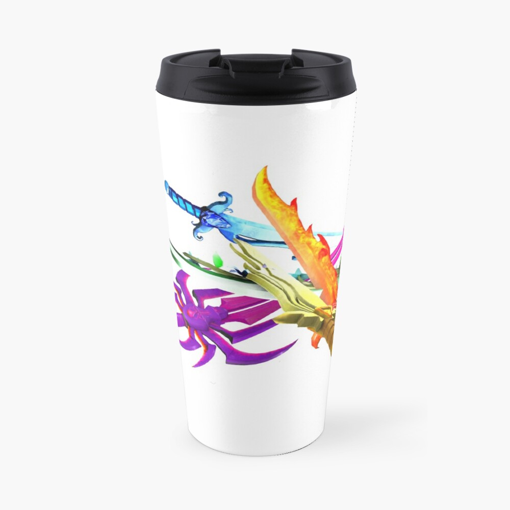 Taza De Viaje Roblox Pila De Espada De Neloblivion Redbubble - roblox espada