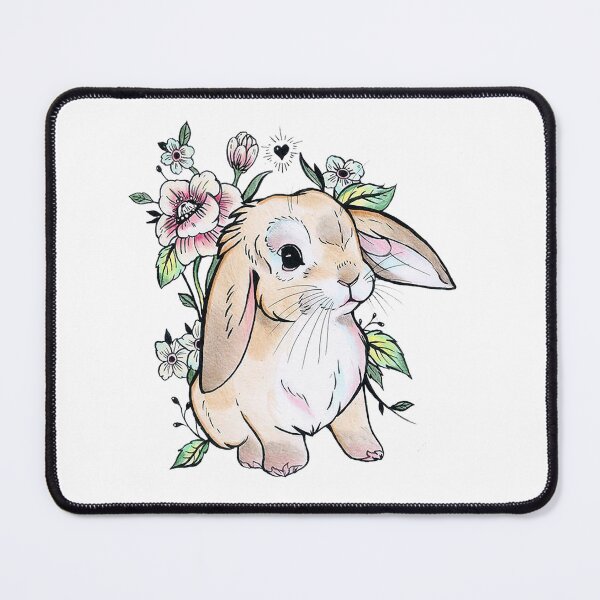 Item preview, BLOOMING RABBIT designed and sold by Angelica Maria Franco Cano.