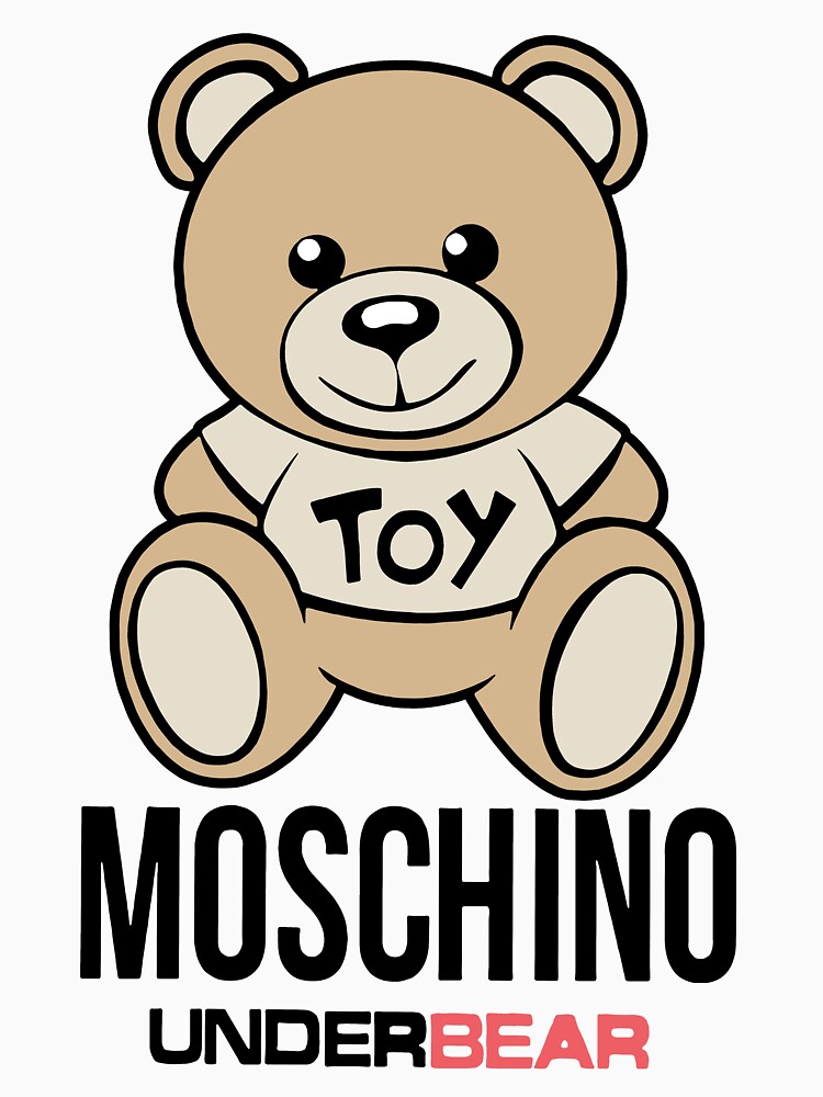 Moschino Kids toy-bear Print Hooded Jacket - Blue
