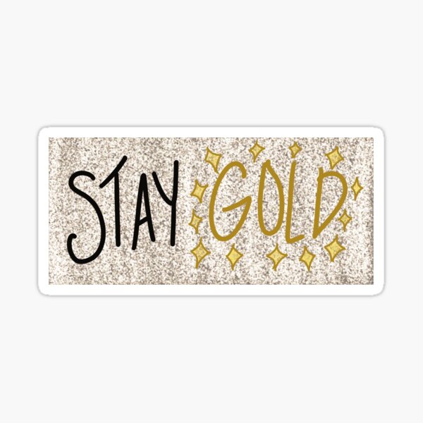BTS stay gold sticker Sticker