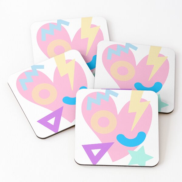 Item preview, abstract pastel shapes designed and sold by snail-galaxy.