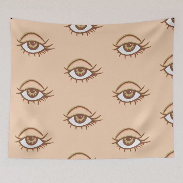 Item preview, Orange Psychic Eye designed and sold by Wicked Creationz.
