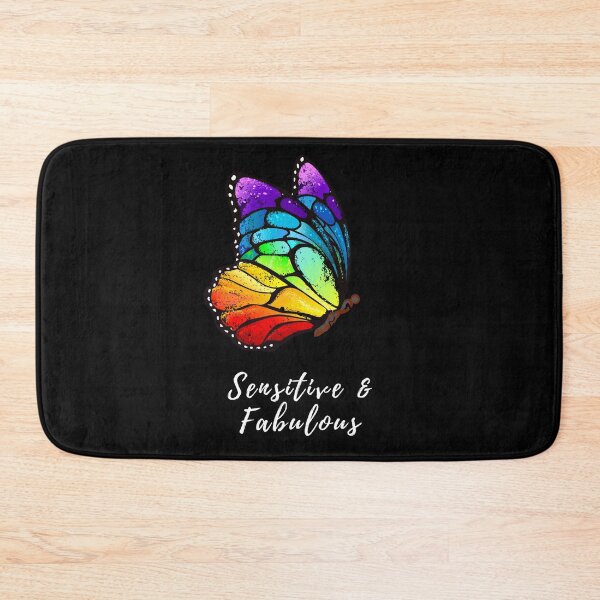 Item preview, Sensitive and Fabulous Rainbow Butterfly designed and sold by HSPgiftshop.