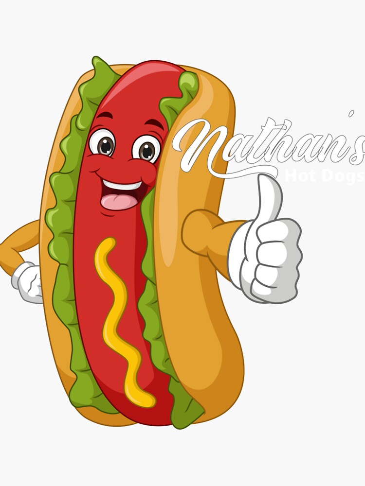 nathan-s-famous-nathan-s-hot-dogs-hot-dog-contest-hot-dogs-sticker-for-sale-by