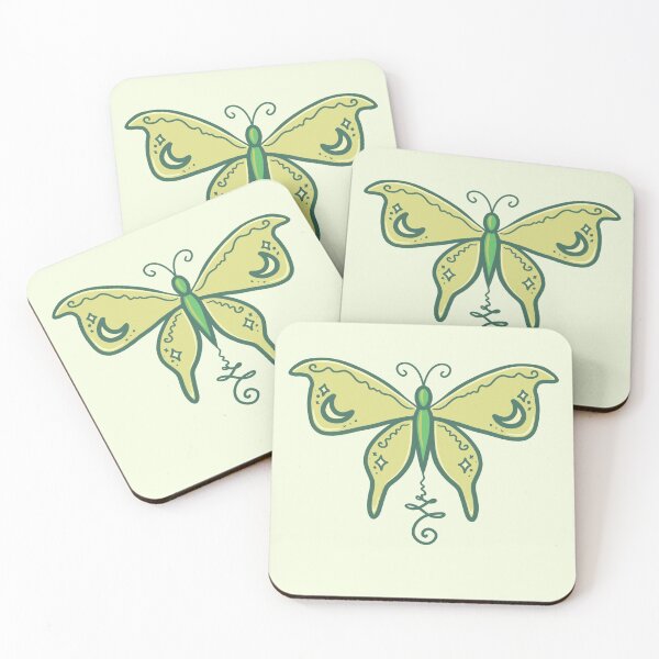 Item preview, Green Butterfly Unalome designed and sold by Wicked Creationz.