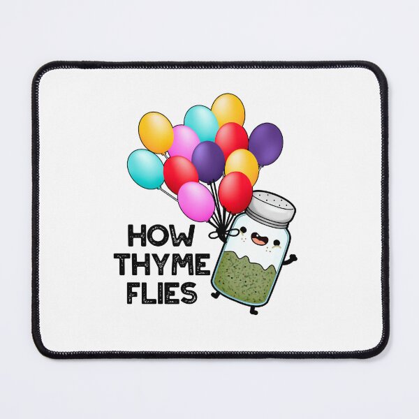 Item preview, How Thyme Flies Funny Herb Puns designed and sold by punnybone.
