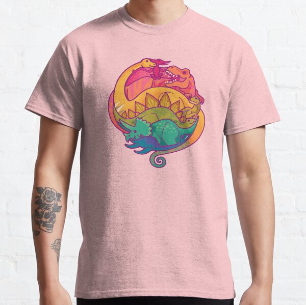 Dino Rainbow Classic T-Shirt