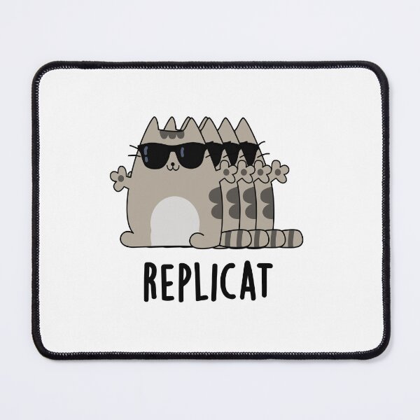 Item preview, Replicat Funny Replicated Cat Puns designed and sold by punnybone.