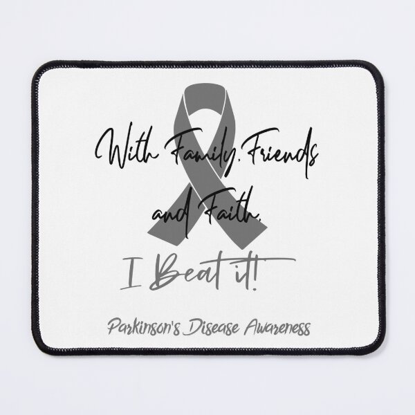 Item preview, Parkinson's Disease Warrior - With Family, Friends, and Faith - I BEAT IT! designed and sold by Robbsyn.