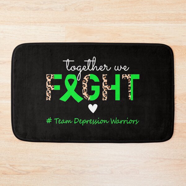 Item preview, Depression Awareness Together We Fight Team Depression Warriors designed and sold by whlrcheryl.