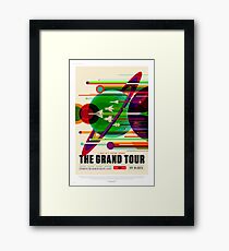 The Grand Tour - NASA/JPL Travel Poster Framed Print