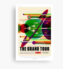 The Grand Tour - NASA/JPL Travel Poster Canvas Print