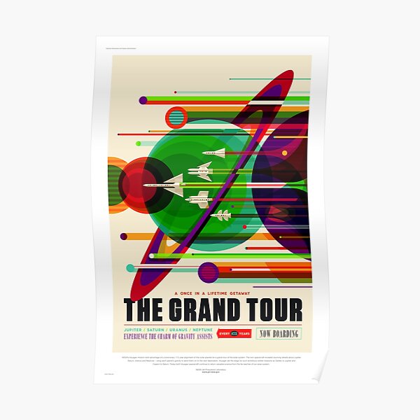 The Grand Tour - NASA/JPL Travel Poster Poster