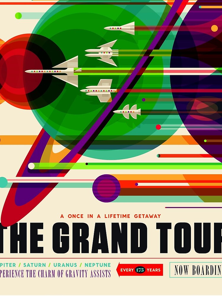 The Grand Tour - NASA/JPL Travel Poster by robertpartridge