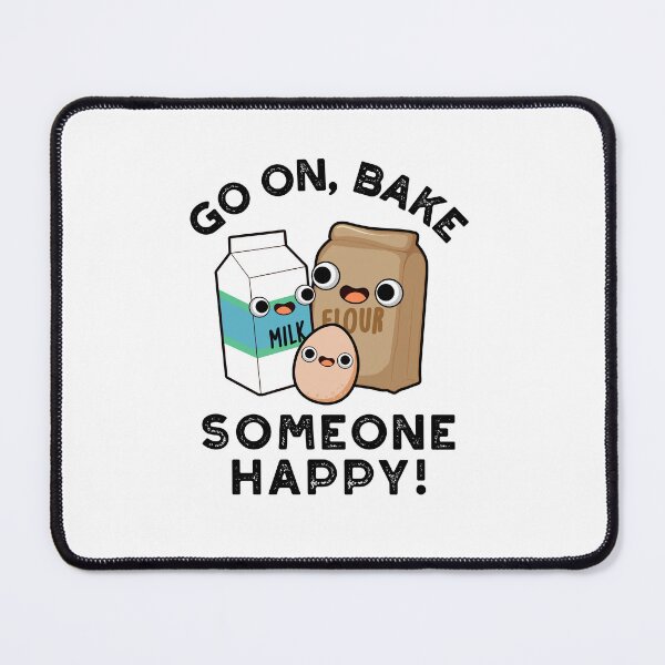 Item preview, Go On Bake Someone Happy Funny Baking Puns designed and sold by punnybone.