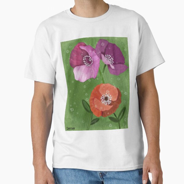 Colorful Floral Classic T-Shirt