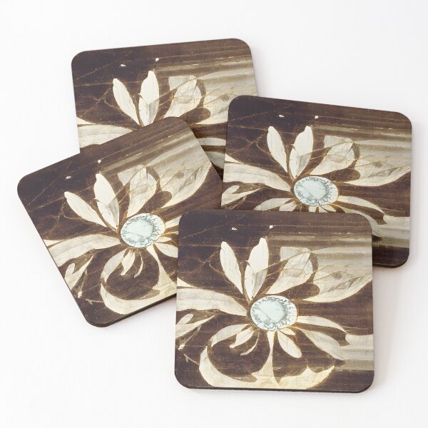 Item preview, Woodwork flower stain swirl designed and sold by fizzribbit.
