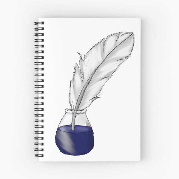 Item preview, Quill Pen and Inkwell designed and sold by an-open-book.