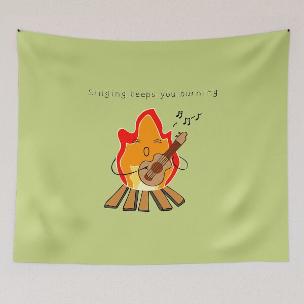 Item preview, Singing keeps you burning designed and sold by wordspotrayal.
