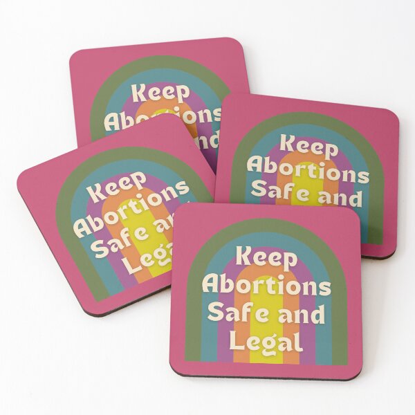 Item preview, Keep Abortions Safe and Legal Retro Rainbow designed and sold by toadsforall.