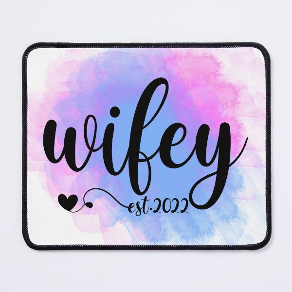 Item preview, Wifey Est 2022 designed and sold by ShopSVGStyles.