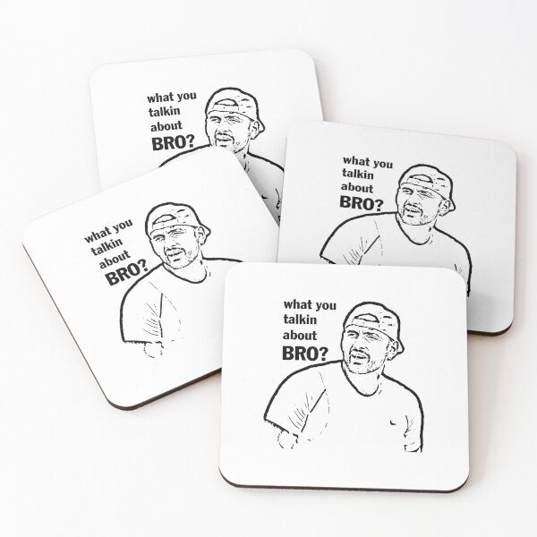 Item preview, Nick Kyrgios What You Talkin About Bro designed and sold by WellingtonAdams.