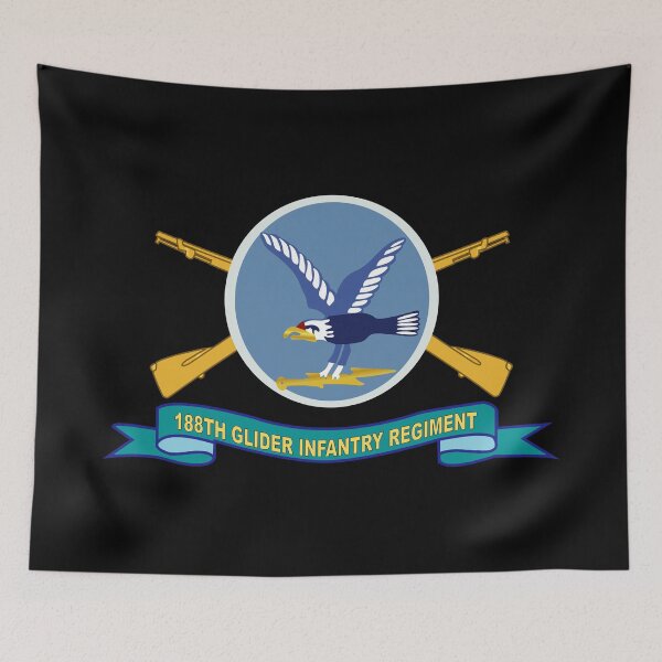 Item preview, 188th Glider Infantry Regiment w Br - SSI - Ribbon X 300 designed and sold by Military Insignia Products.