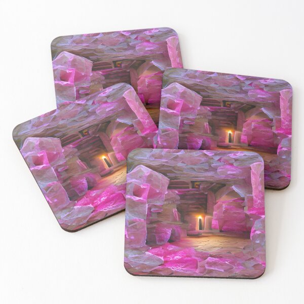Item preview, Crystal cave of amethyst ore (minecraft inspired) designed and sold by LionsDenForUs.