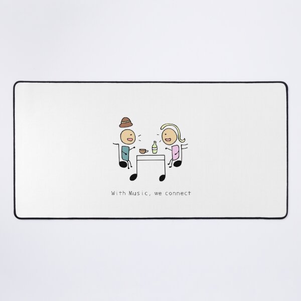 Item preview, With Music, we connect designed and sold by wordspotrayal.